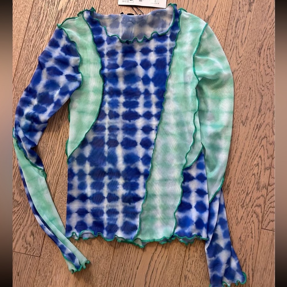 Zara sheer top